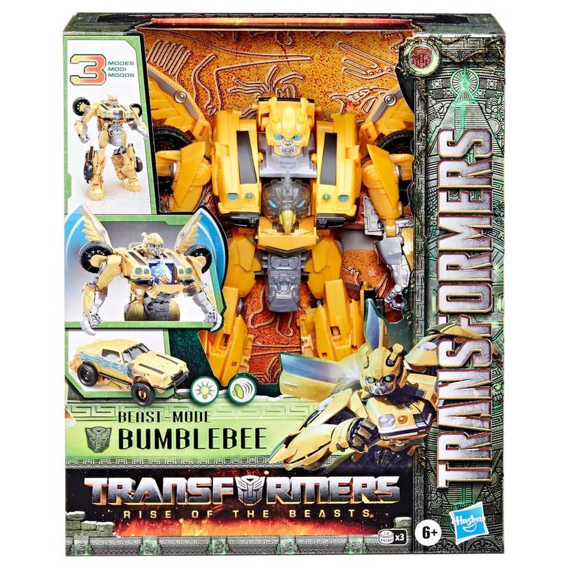 Transformers Toys Transformers: Rise of the Beasts Movie, Beast-Mode Bumblebee Action Figure, Ages 6 and up, 10-inch product image 1