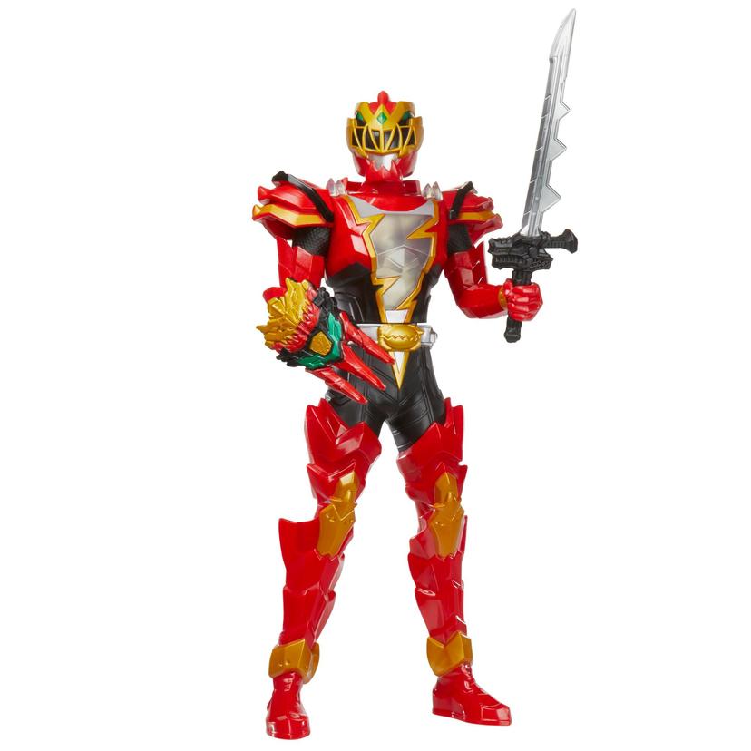 Power Rangers Dino Fury Spiral Strike Red Ranger 12-inch Scale Electronic Action Figure Toy, Ages 4 and Up, Includes 2 Accessories product image 1