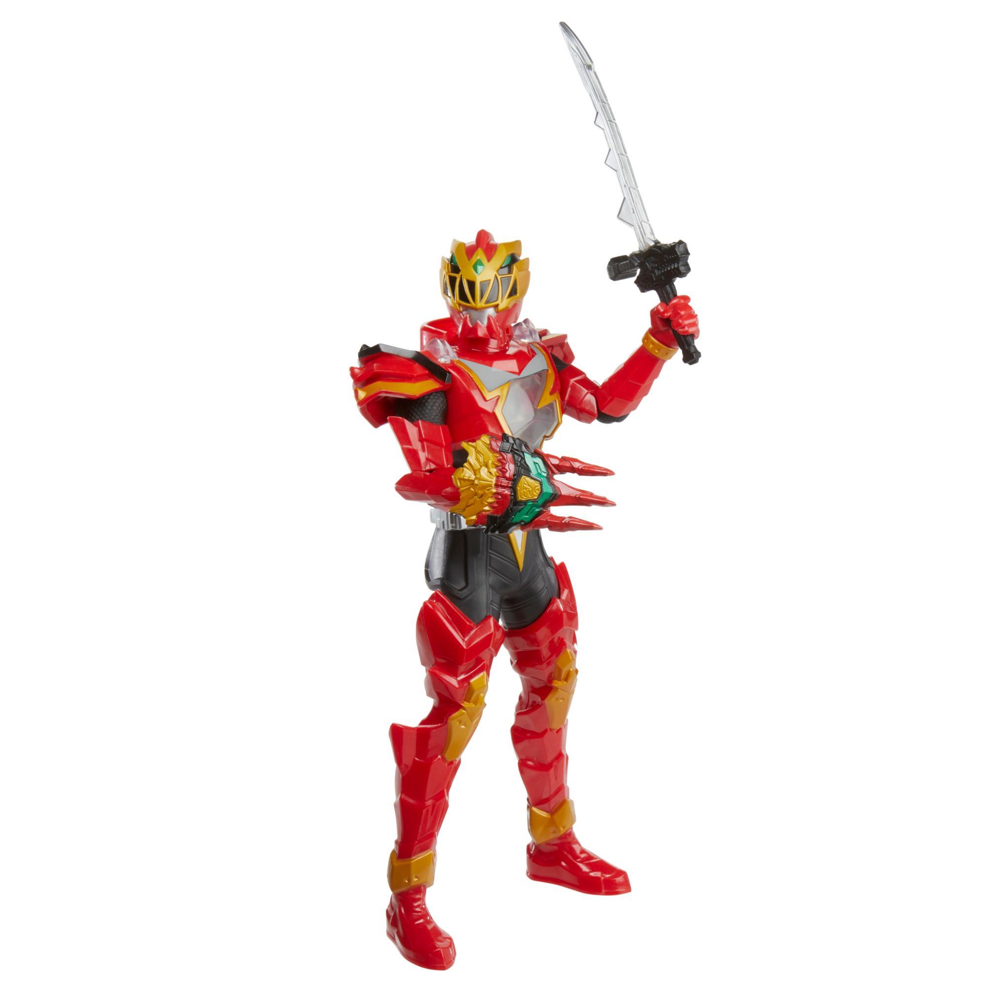 Power Rangers Dino Fury Spiral Strike Red Ranger 12-inch Scale Electronic Action Figure Toy, Ages 4 and Up, Includes 2 Accessories product thumbnail 1