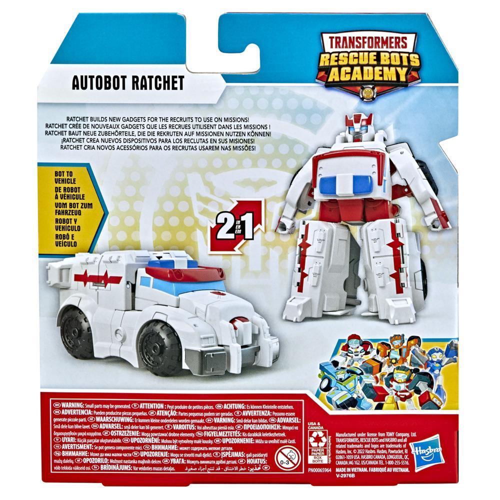 Transformers Rescue Bots Academy Autobot Ratchet Converting Toy, 4.5-Inch Figure, Kids Ages 3 and Up product thumbnail 1