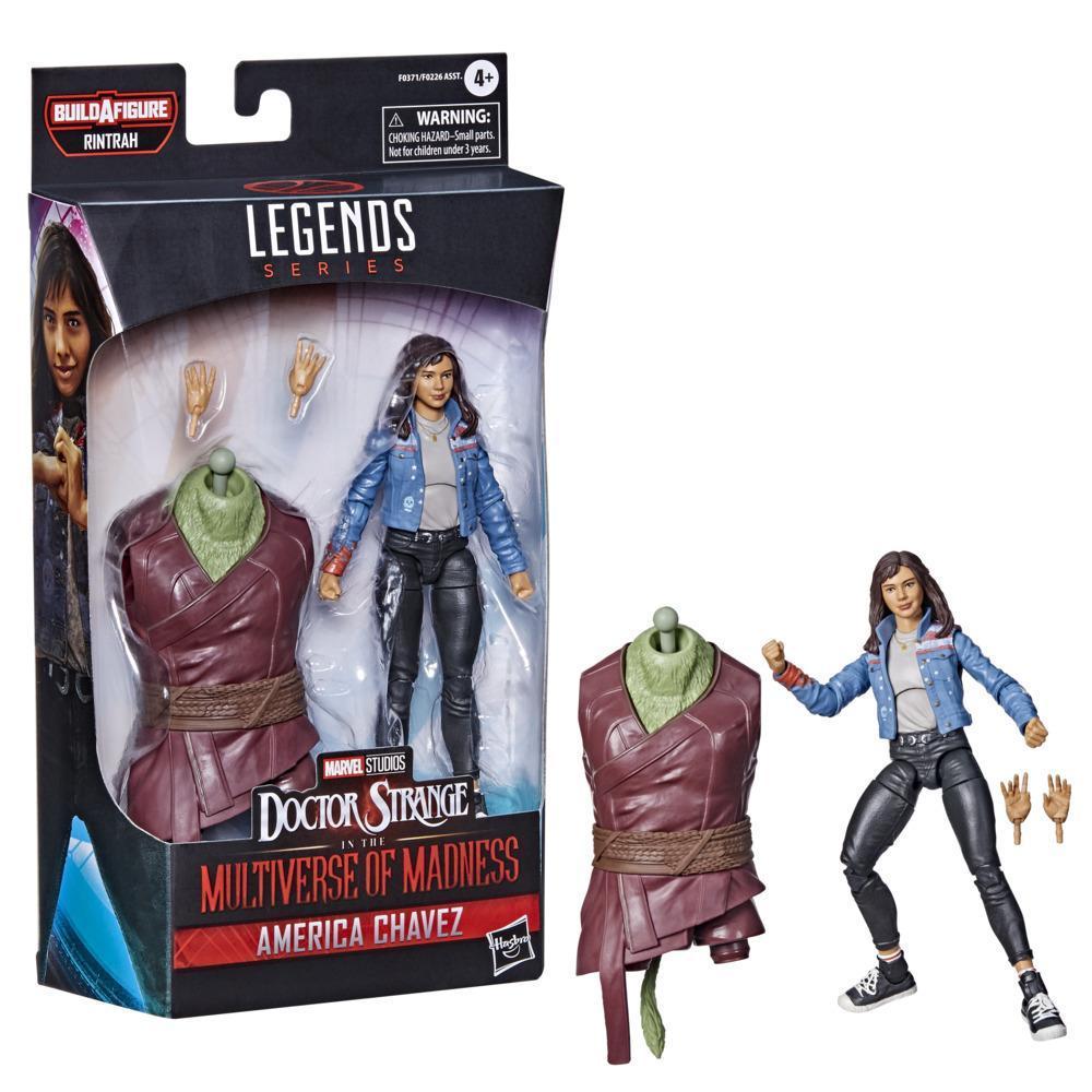 Marvel Legends Series Doctor Strange in the Multiverse of Madness 6-inch Collectible America Chavez Action Figure Toy, 2 Accessories and 1 Build-A-Figure Part product thumbnail 1