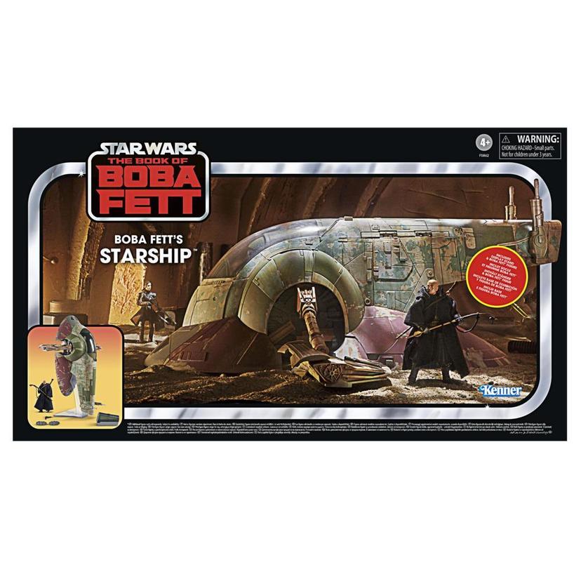Star Wars The Vintage Collection Boba Fett’s Starship Toy 3.75-Inch-Scale The Book of Boba Fett Vehicle product image 1