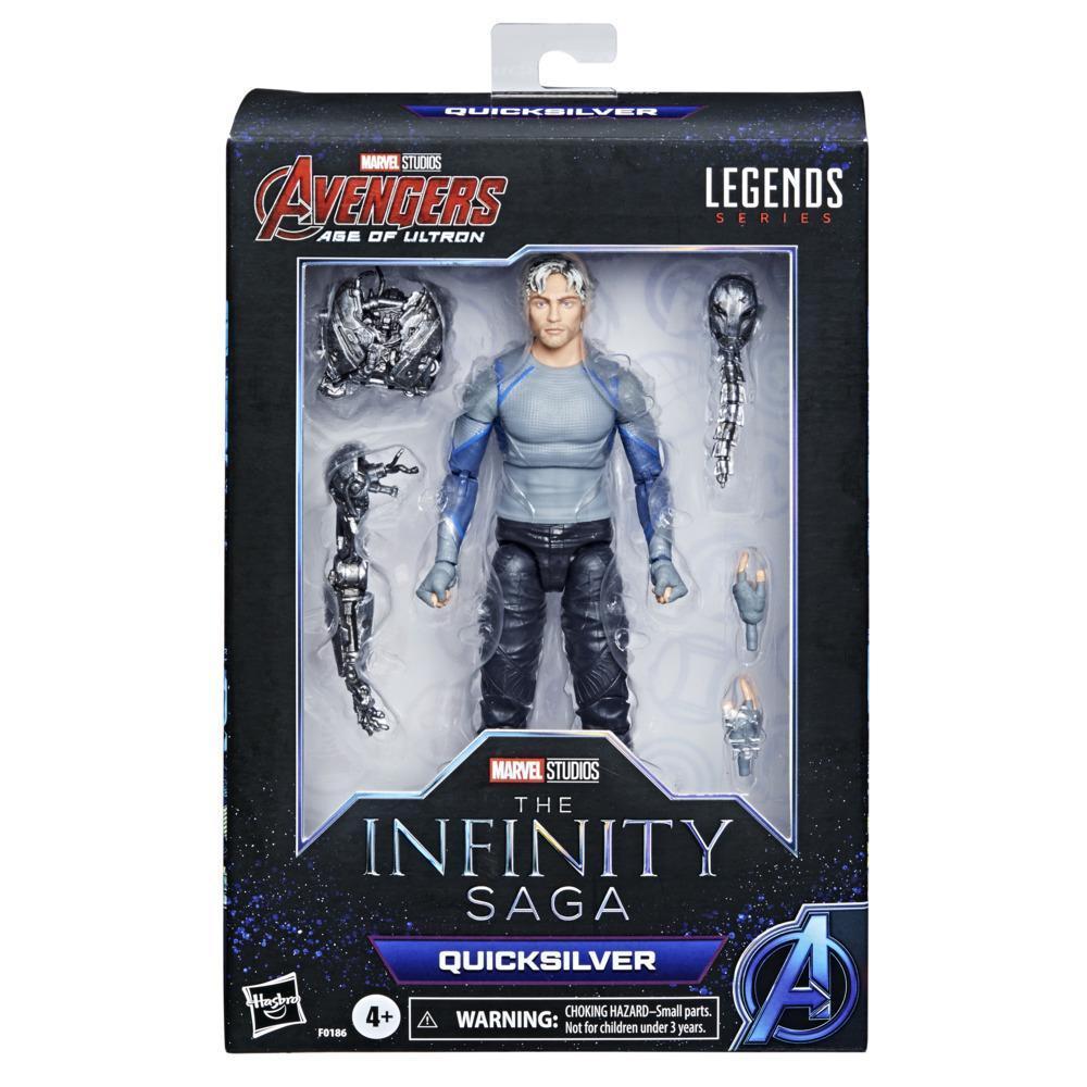 Hasbro Marvel Legends Series 6-inch Scale Action Figure Toy Quicksilver, Includes Premium Design and 5 Accessories product thumbnail 1