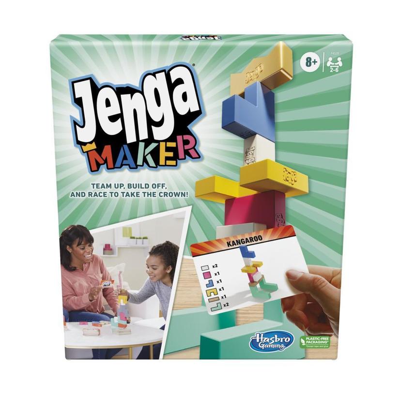 Jenga Maker, Genuine Blocks, Stacking Tower Game, Game for Kids Ages 8 and Up, Game for 2-6 Players product image 1