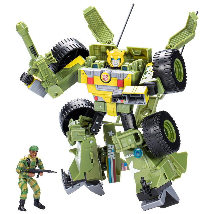 Transformers Collaborative: G.I. Joe Mash-Up, Bumblebee A.W.E. Striker & Lonzo “Stalker” Wilkinson, Age 8 and Up product image 1