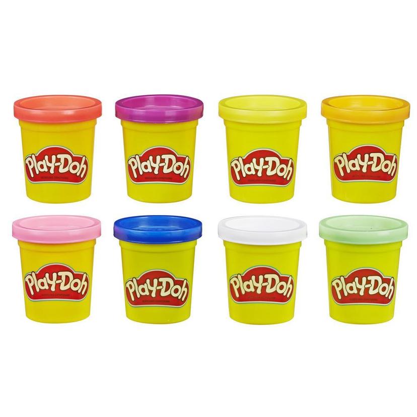 Hasbro Play-Doh 4-Pack of Colors 16 Ounce Total - Red, Yellow, White and  Blue