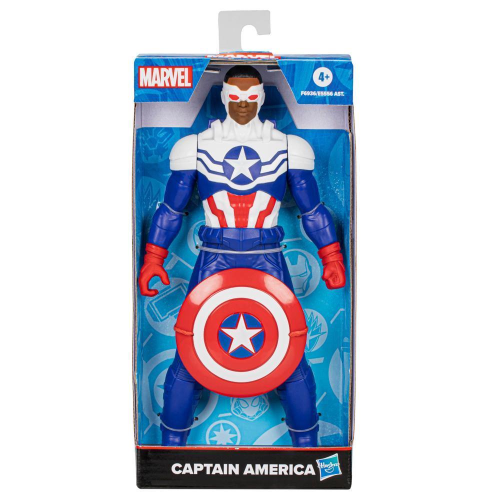 Marvel Mighty Hero Series Captain America Action Figure (9") with Shield Accessory product thumbnail 1