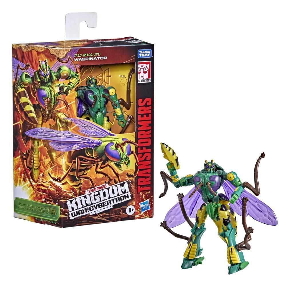 Transformers Toys Generations War for Cybertron: Kingdom Deluxe WFC-K34 Waspinator Action Figure - 8 and Up, 5.5-inch product thumbnail 1