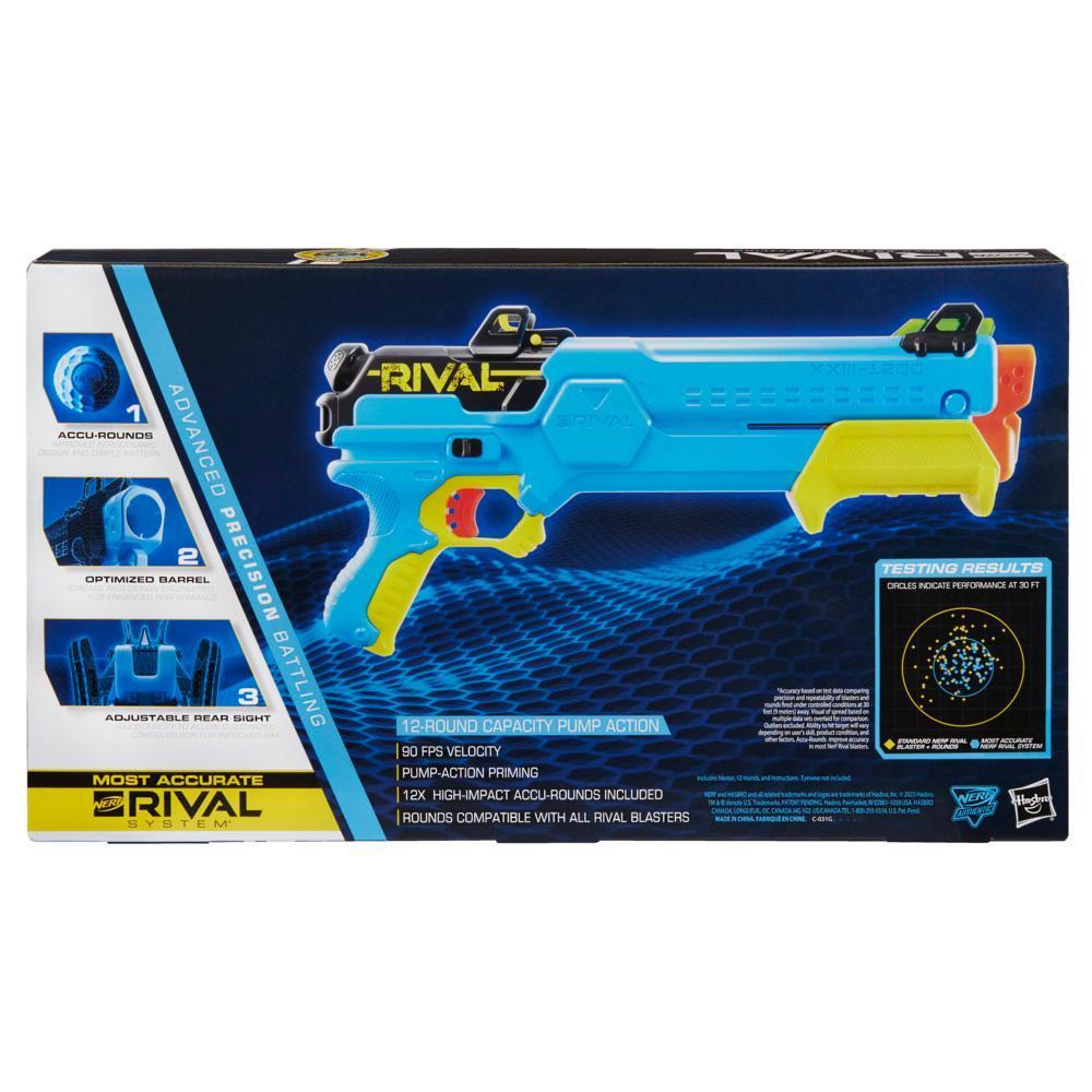 Nerf Rival Forerunner XXIII-1200 Nerf Blaster, 12 Nerf Rival Accu-Rounds, Adjustable Sight product thumbnail 1