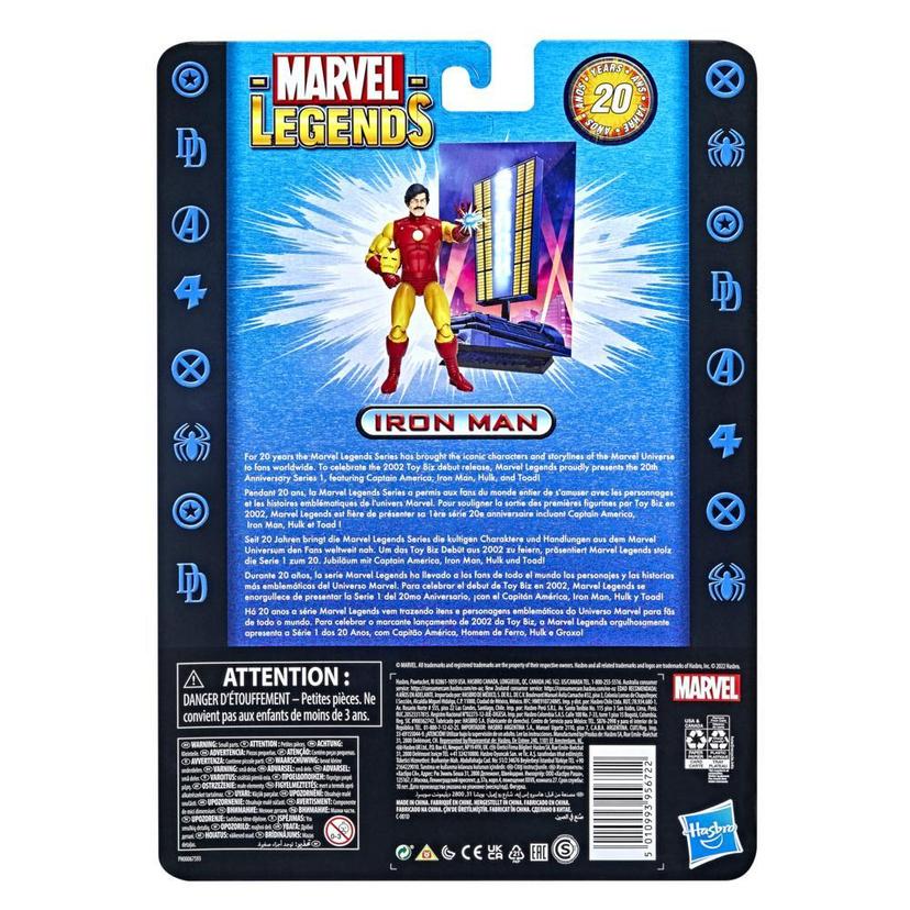Marvel Legends 20th Anniversary Series 1 Iron Man 6-inch Action Figure Collectible Toy product image 1