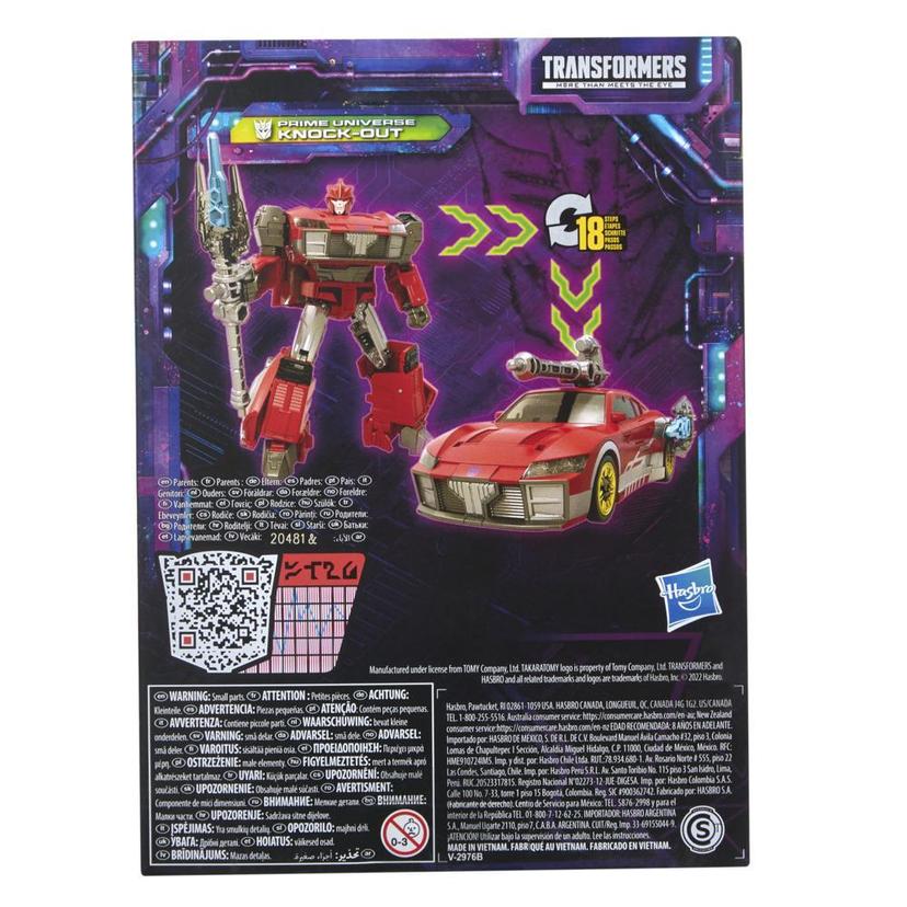 Transformers Toys Generations Legacy Deluxe Prime Universe Knock-Out Action Figure - 8 and Up, 5.5-inch product image 1
