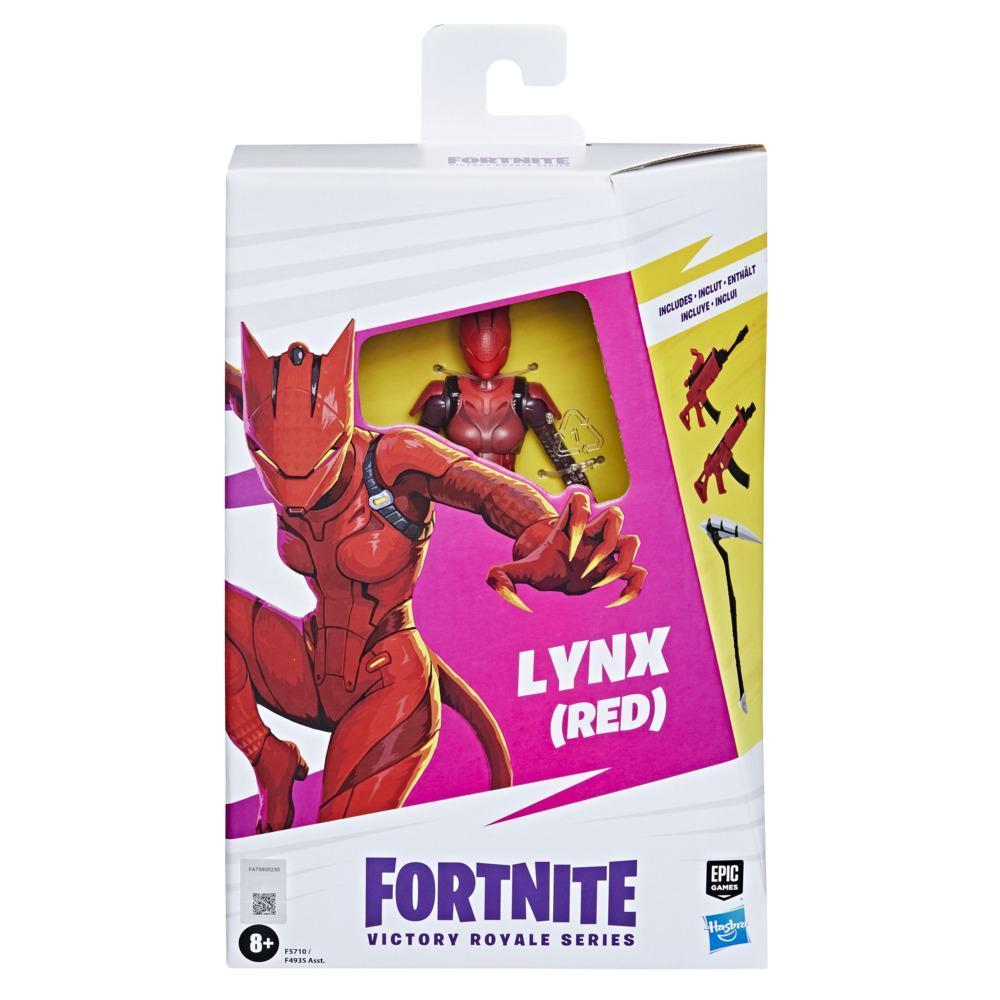 Hasbro Fortnite Victory Royale Series Lynx (Red) Collectible Action Figure with Accessories - Ages 8 and Up, 6-inch product thumbnail 1