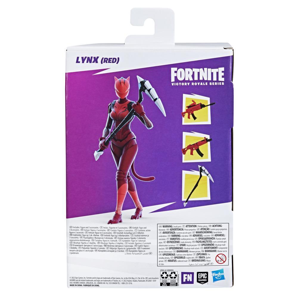 Hasbro Fortnite Victory Royale Series Lynx (Red) Collectible Action Figure with Accessories - Ages 8 and Up, 6-inch product thumbnail 1