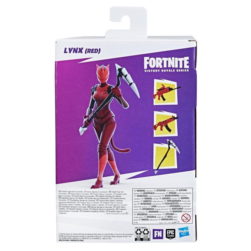 Hasbro Fortnite Victory Royale Series Lynx (Red) Collectible Action Figure with Accessories - Ages 8 and Up, 6-inch product image 1