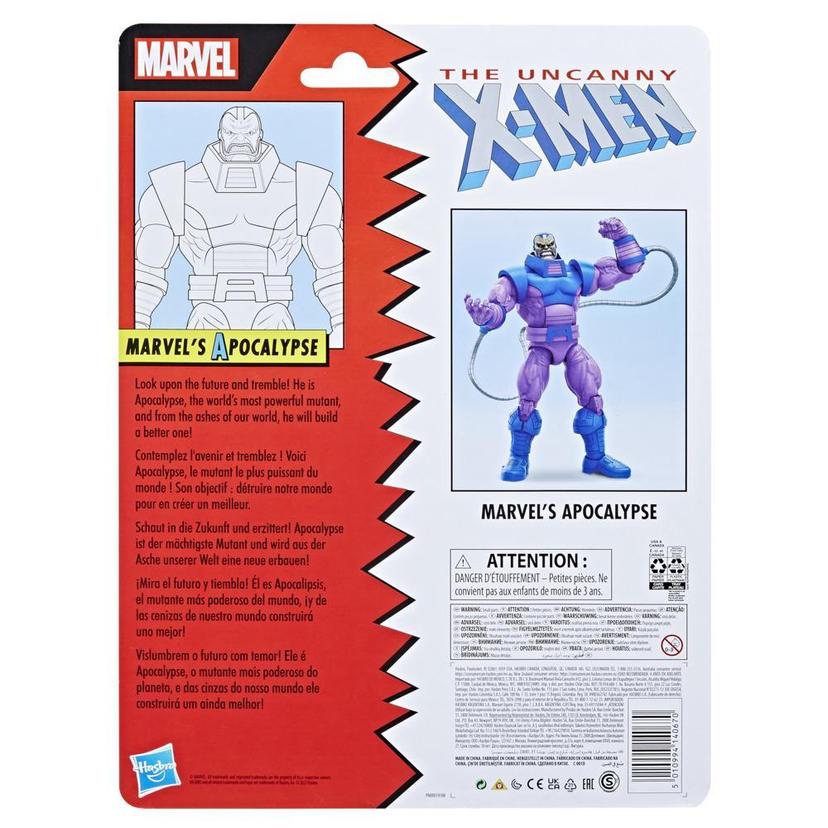 Marvel Legends Series The Uncanny X-Men 6-inch Marvel’s Apocalypse Retro Action Figure Toy, Includes 8 Accessories product image 1
