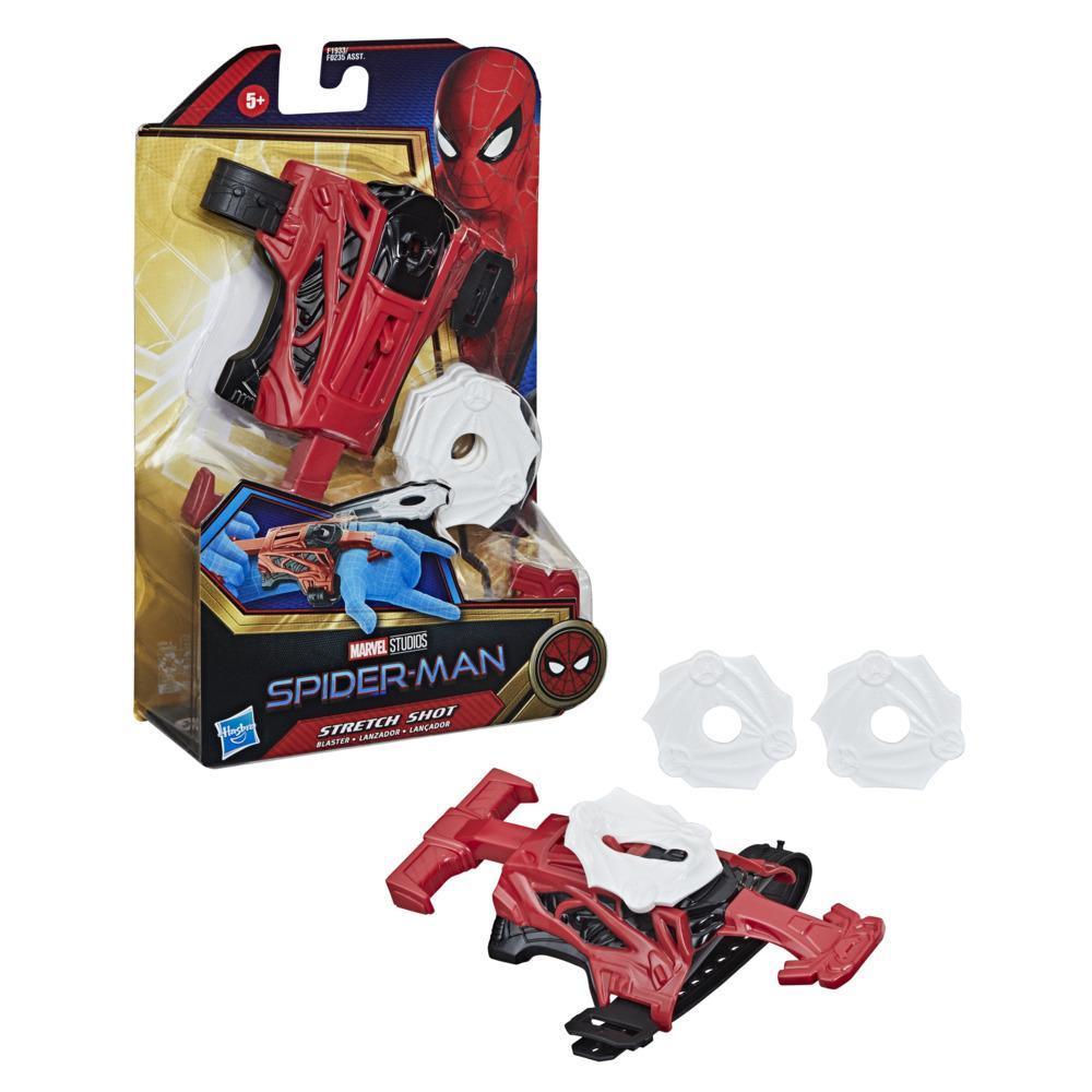 Marvel Spider-Man Stretch Shot Blaster Role Play Toy, Includes 3 Stretchy Web Projectiles, For Kids Ages 5 and Up product thumbnail 1