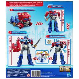 Transformers One Power Flip Optimus Prime (Orion Pax) Action Figure, 10” Interactive Robot Toy, Ages 6+ product thumbnail 1