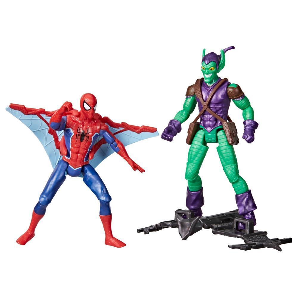 Spider-Man Epic Hero Series Spider-Man vs Green Goblin Action Figures & 2 Accessories (4") product thumbnail 1