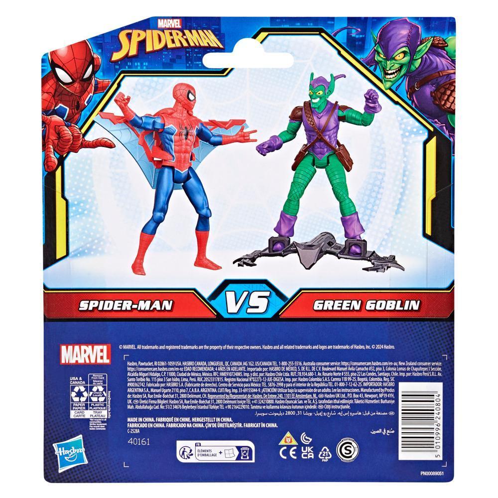 Spider-Man Epic Hero Series Spider-Man vs Green Goblin Action Figures & 2 Accessories (4") product thumbnail 1