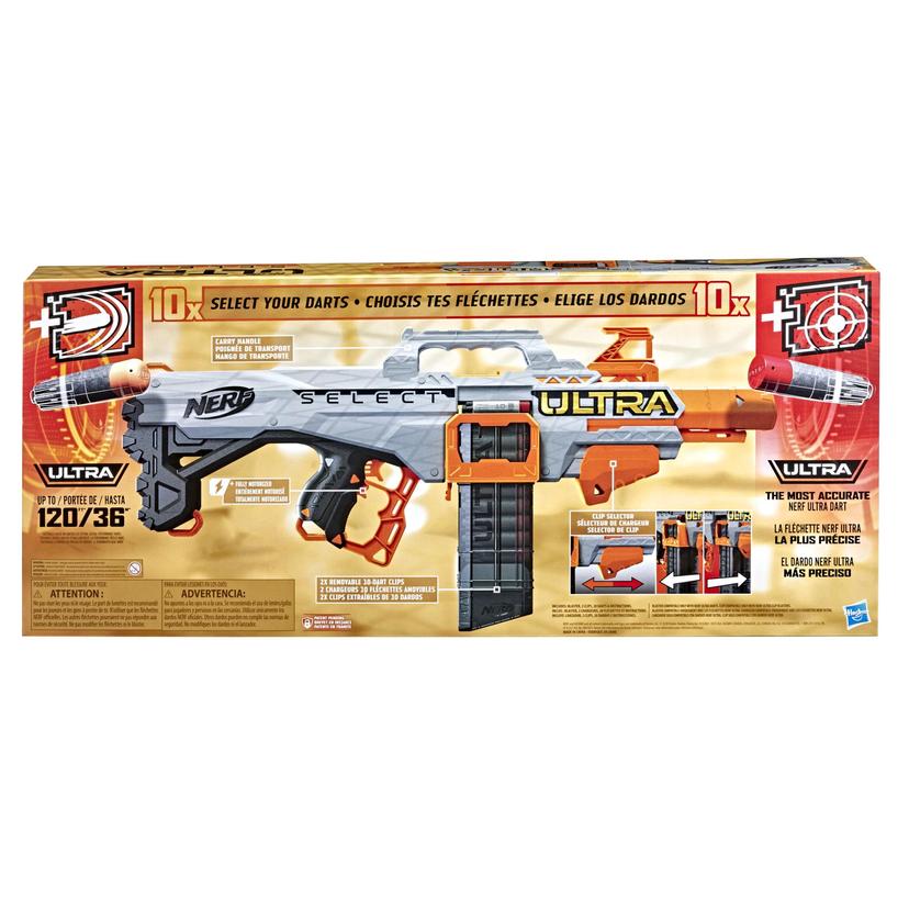 Nerf Ultra Select Fully Motorized Blaster, Fire 2 Ways, Includes Clips and Darts, Compatible Only with Nerf Ultra Darts product image 1