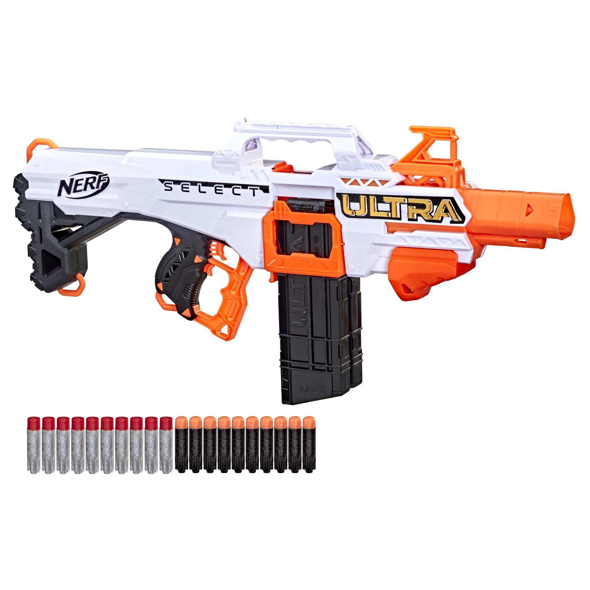 Nerf Ultra Select Fully Motorized Blaster, Fire 2 Ways, Includes Clips and Darts, Compatible Only with Nerf Ultra Darts product thumbnail 1