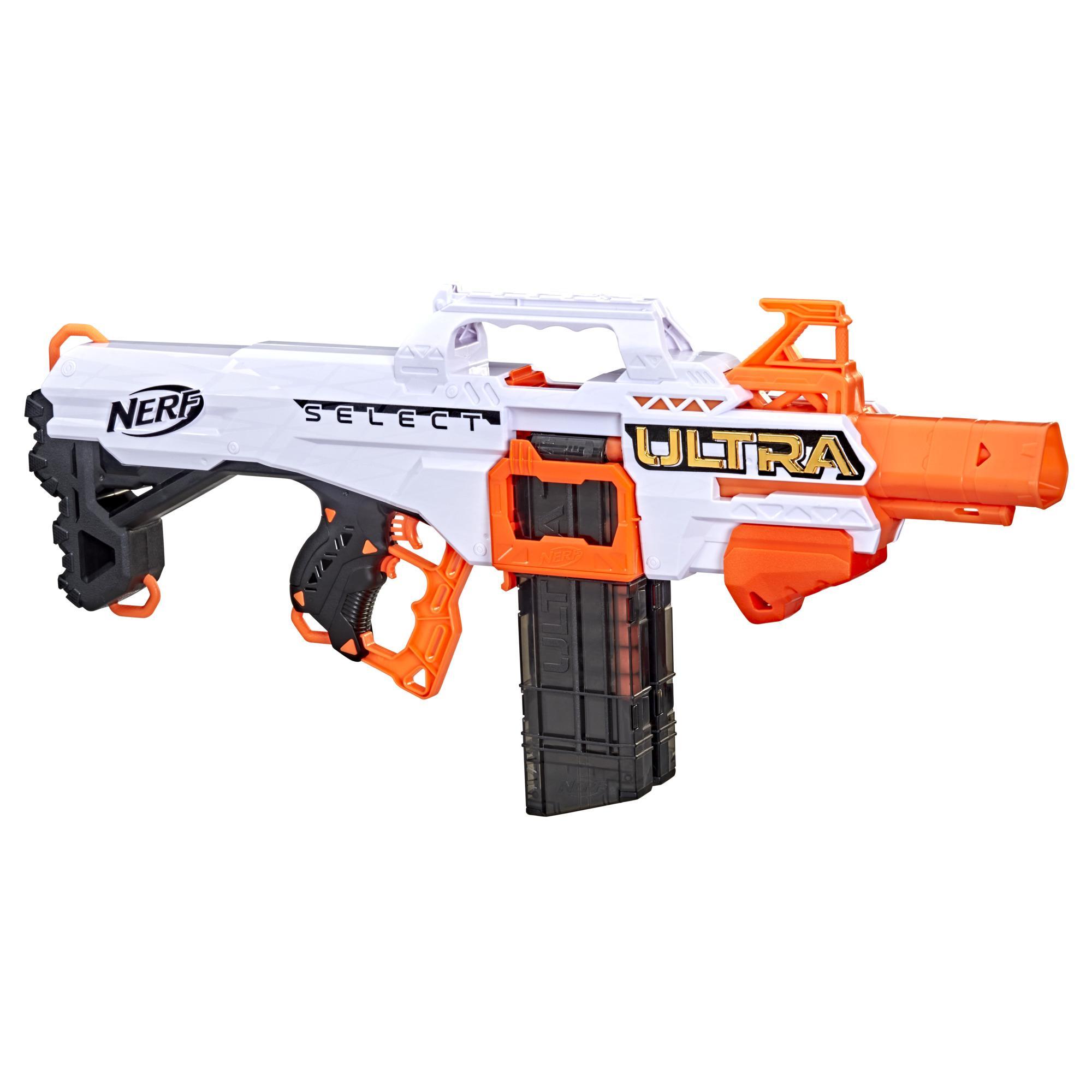 Nerf Ultra Select Fully Motorized Blaster, Fire 2 Ways, Includes Clips and Darts, Compatible Only with Nerf Ultra Darts product thumbnail 1
