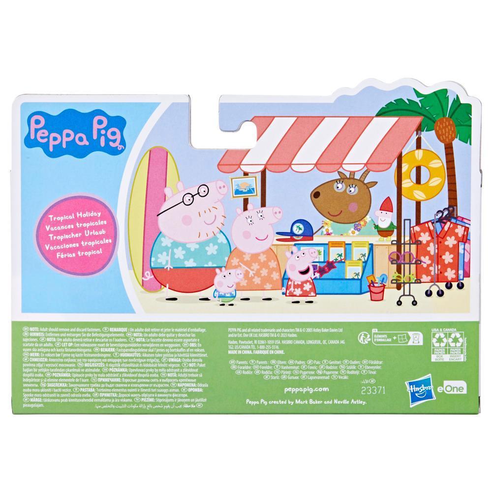 Peppa Pig Toys Peppa's Family Holiday, 4 Vacation-Themed Peppa Pig Figures, Preschool Toys product thumbnail 1