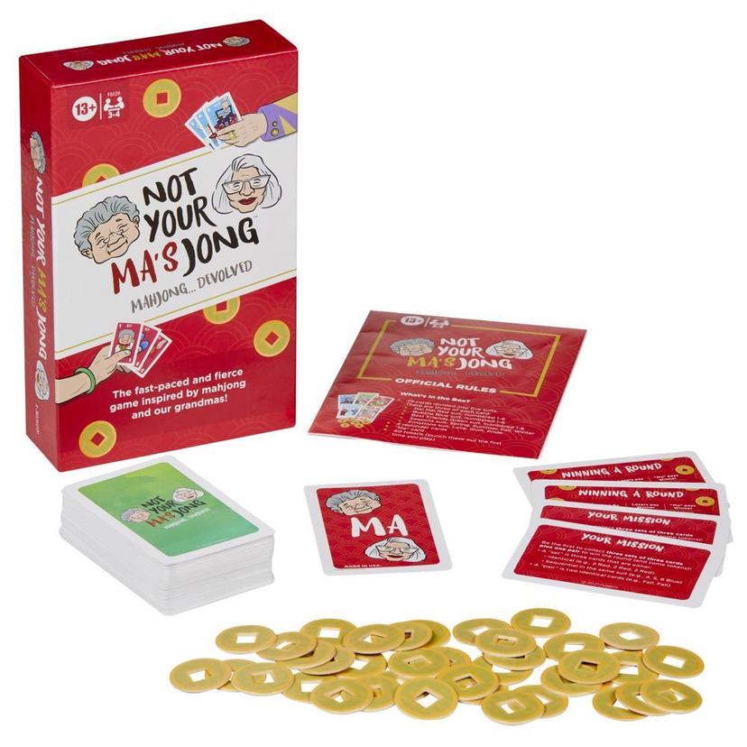 Not Your Ma's Jong, A Fast-Paced Card Game Inspired by Mahjong and 2 Grandmas, Family Game, Party Game for Ages 13+ product image 1