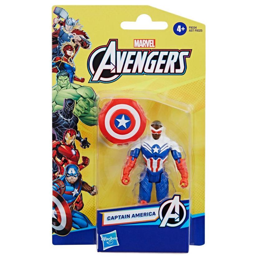 Marvel Avengers Epic Hero Series Captain America 4" Action Figure for Kids 4+ product image 1