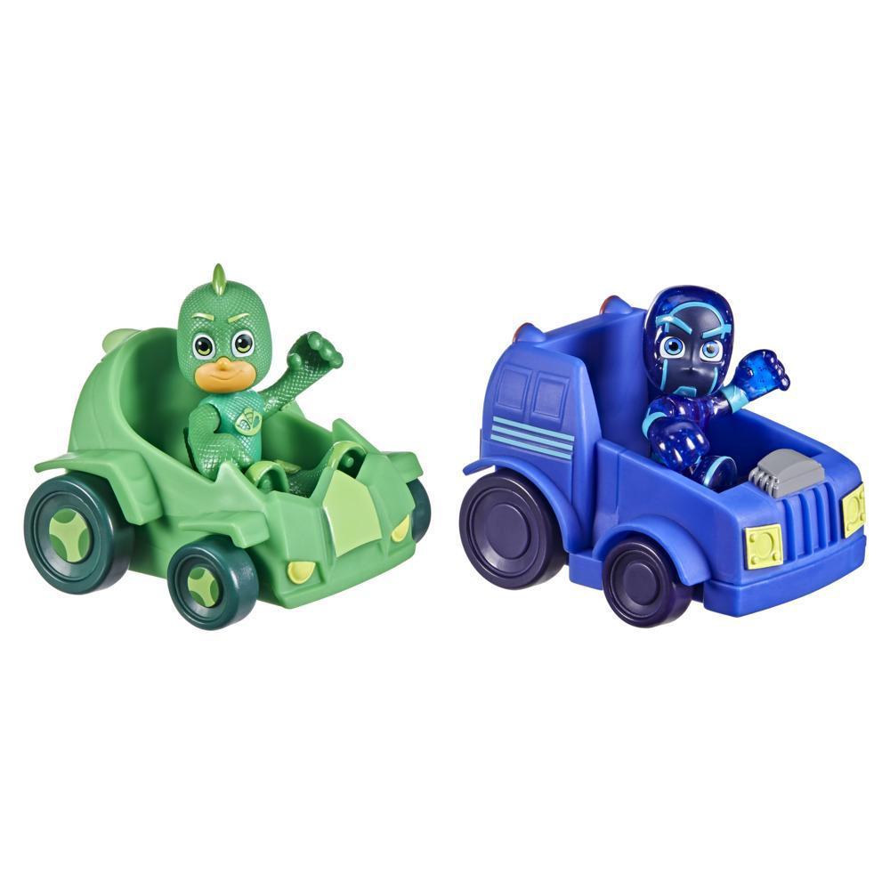 PJ Masks Gekko vs Night Ninja Battle Racers Preschool Toy, Vehicle and Action Figure Set for Kids Ages 3 and Up product thumbnail 1