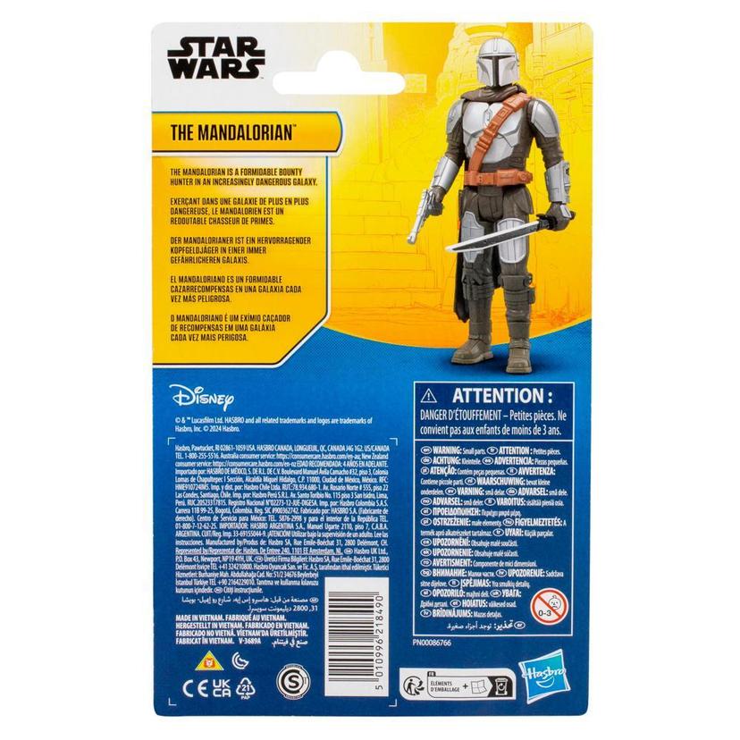 Star Wars Epic Hero Series The Mandalorian Action Figure & 2 Accessories (4") product image 1