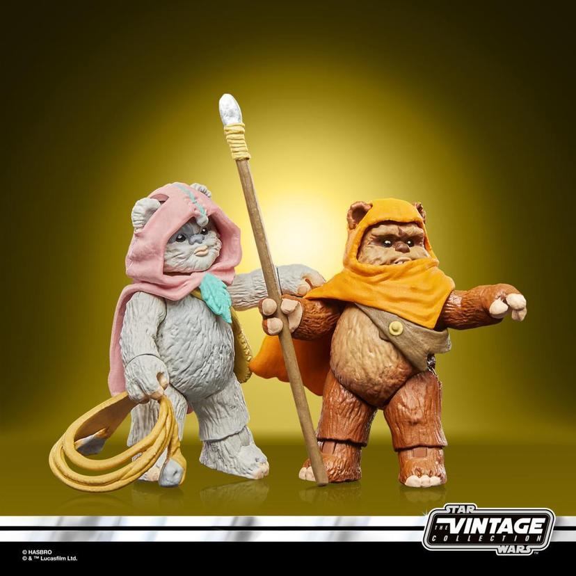 Star Wars The Vintage Collection Wicket W. Warrick & Kneesaa Action Figures (3.75”) 2-Pack product image 1