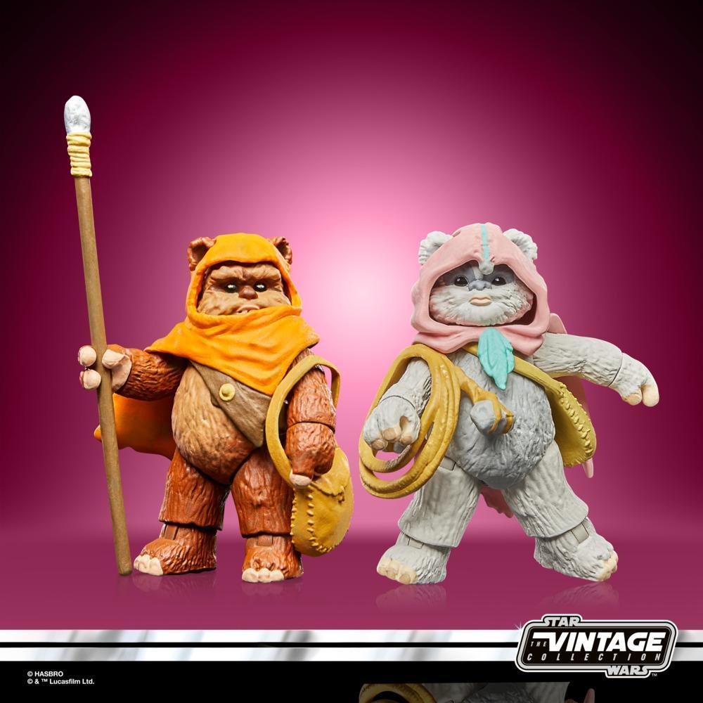 Star Wars The Vintage Collection Wicket W. Warrick & Kneesaa Action Figures (3.75”) 2-Pack product thumbnail 1