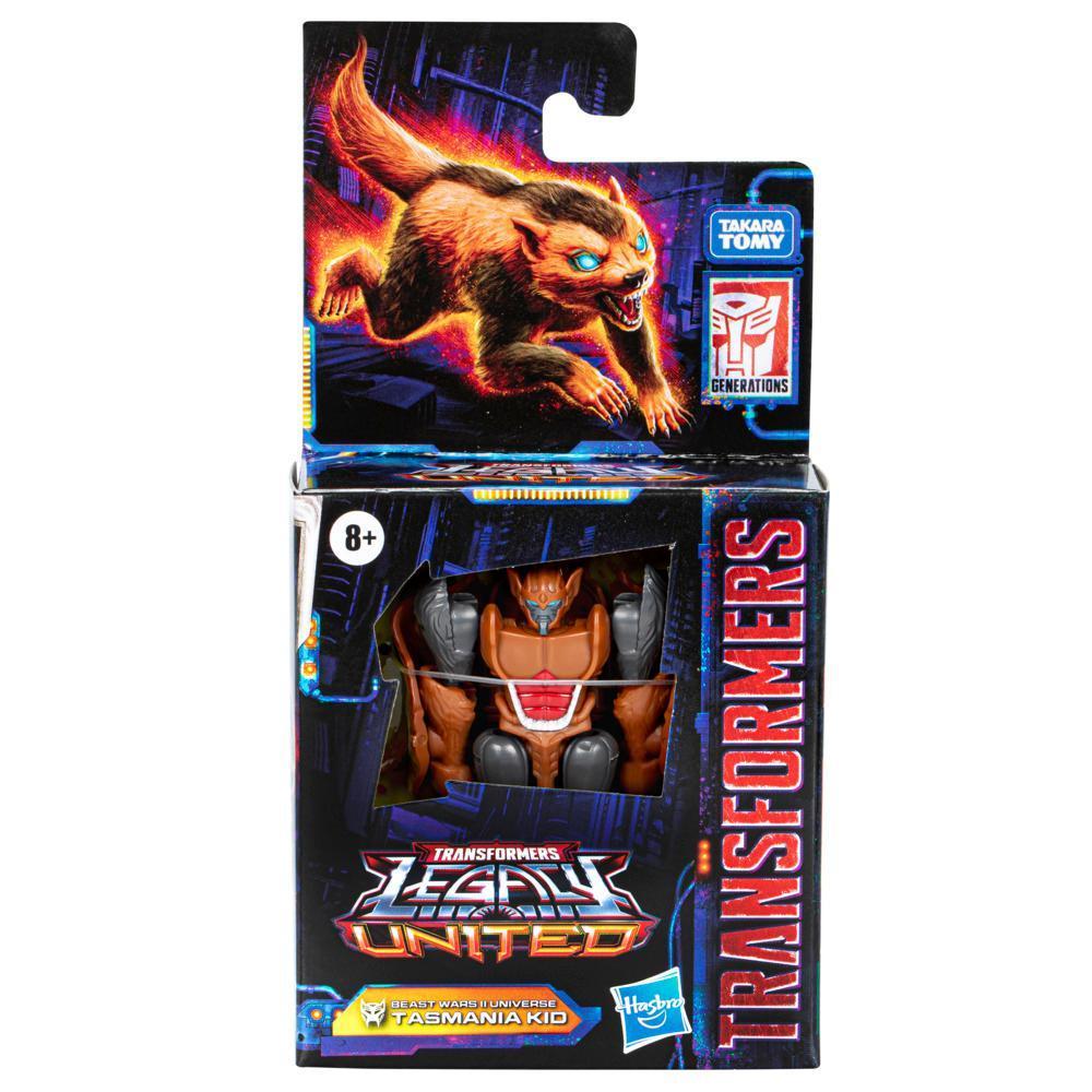 Transformers Legacy United Core Beast Wars II Universe Tasmania Kid 3.5” Action Figure, 8+ product thumbnail 1