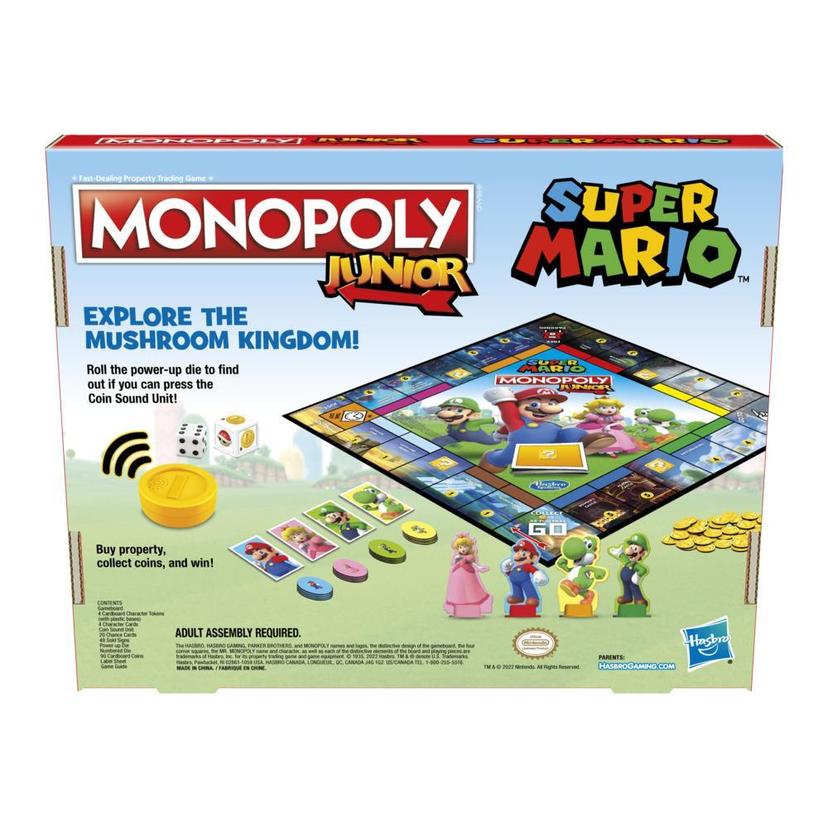 Monopoly Junior Super Mario Edition Board Game, Ages 5+, Explore
