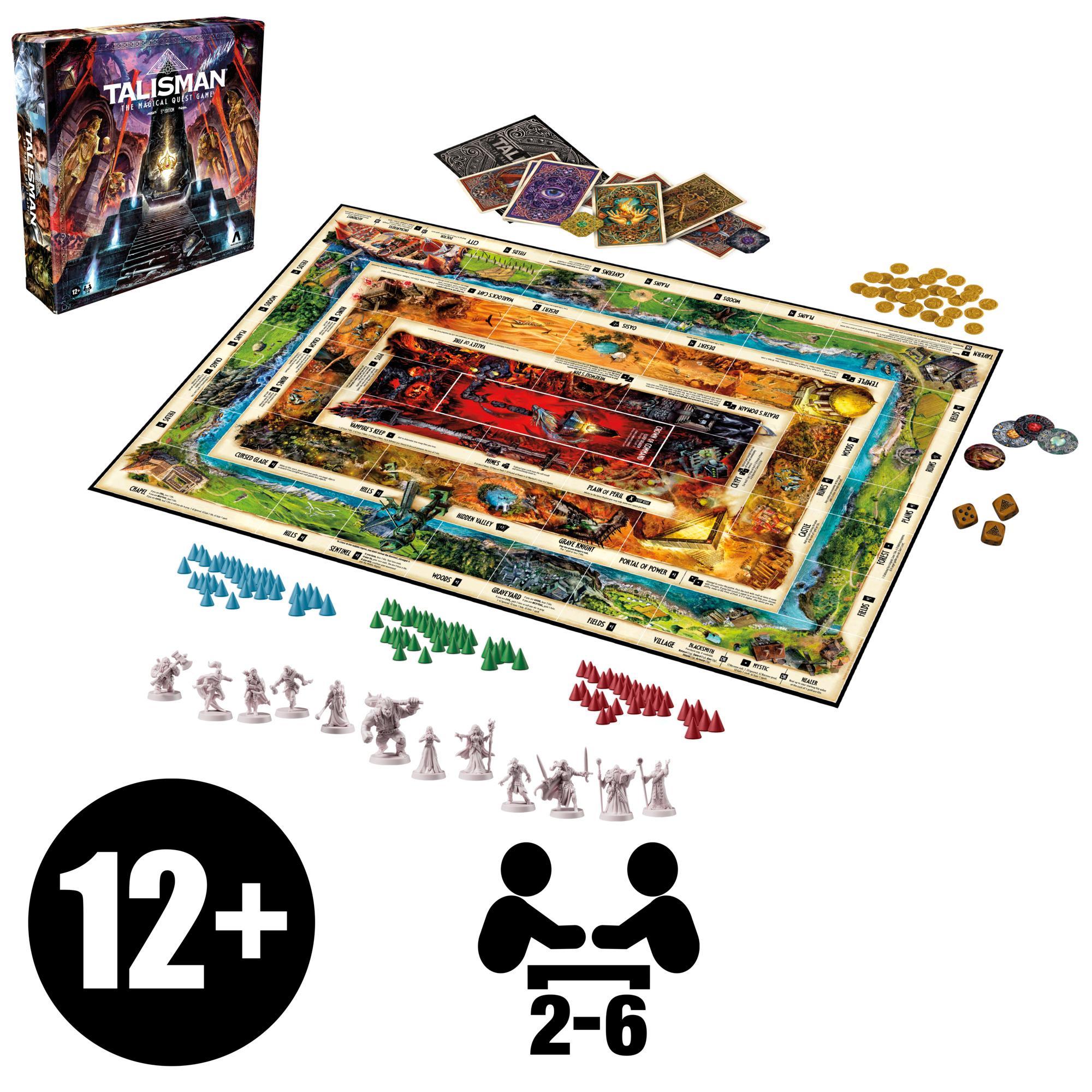 Talisman: The Magical Quest Board Game, 5th Edition, Fantasy Tabletop Adventure Games, 12+ product thumbnail 1