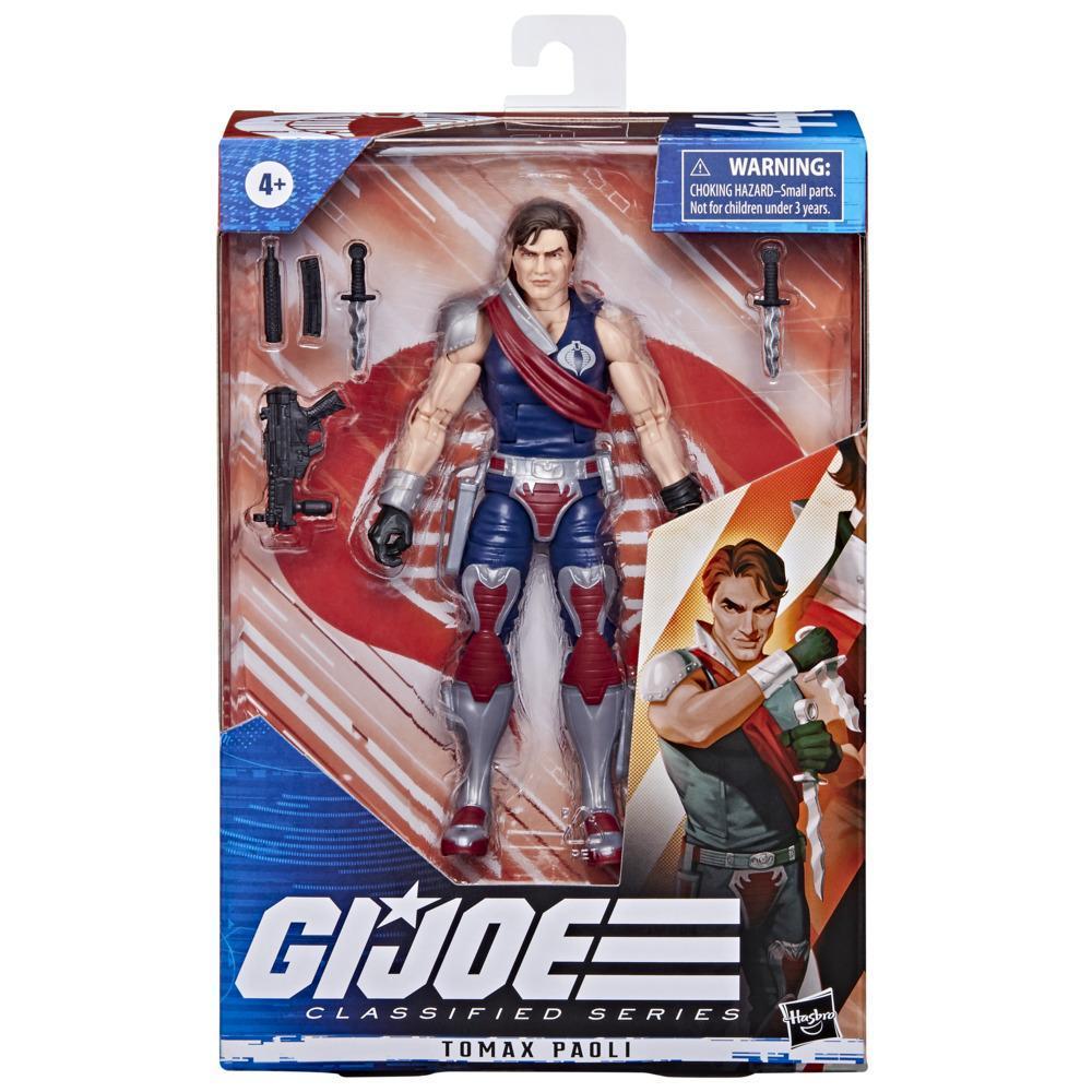 G.I. Joe Classified Series Series Tomax Paoli Action Figure 44 Collectible Toy, Multiple Accessories, Custom Package Art product thumbnail 1