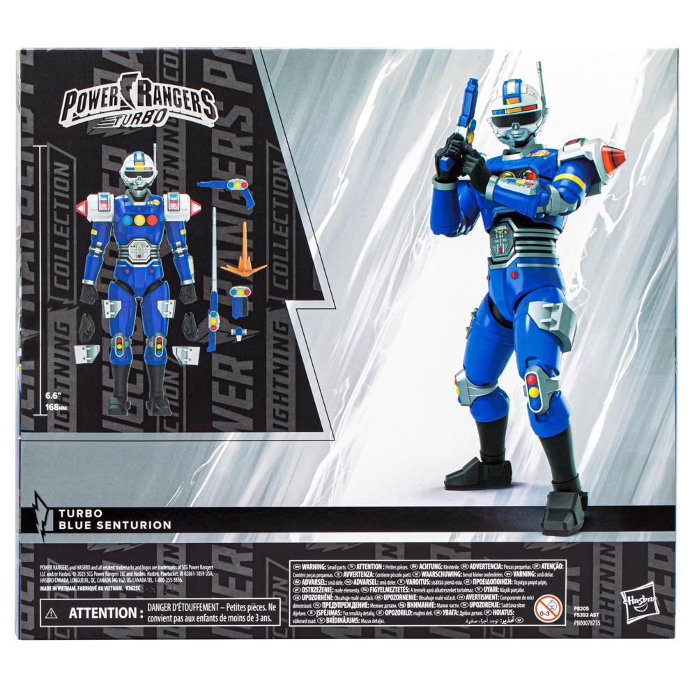 Power Rangers Lightning Collection Turbo Blue Senturion 6.6-Inch Action Figure Collectible product thumbnail 1