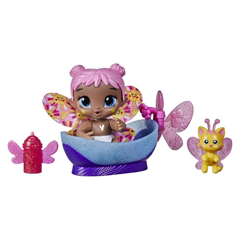 Baby Alive GloPixies Minis Doll, Bubble Sunny, Glow-In-The-Dark 3.75-Inch Pixie Toy with Surprise Friend, Kids 3 and Up product image 1