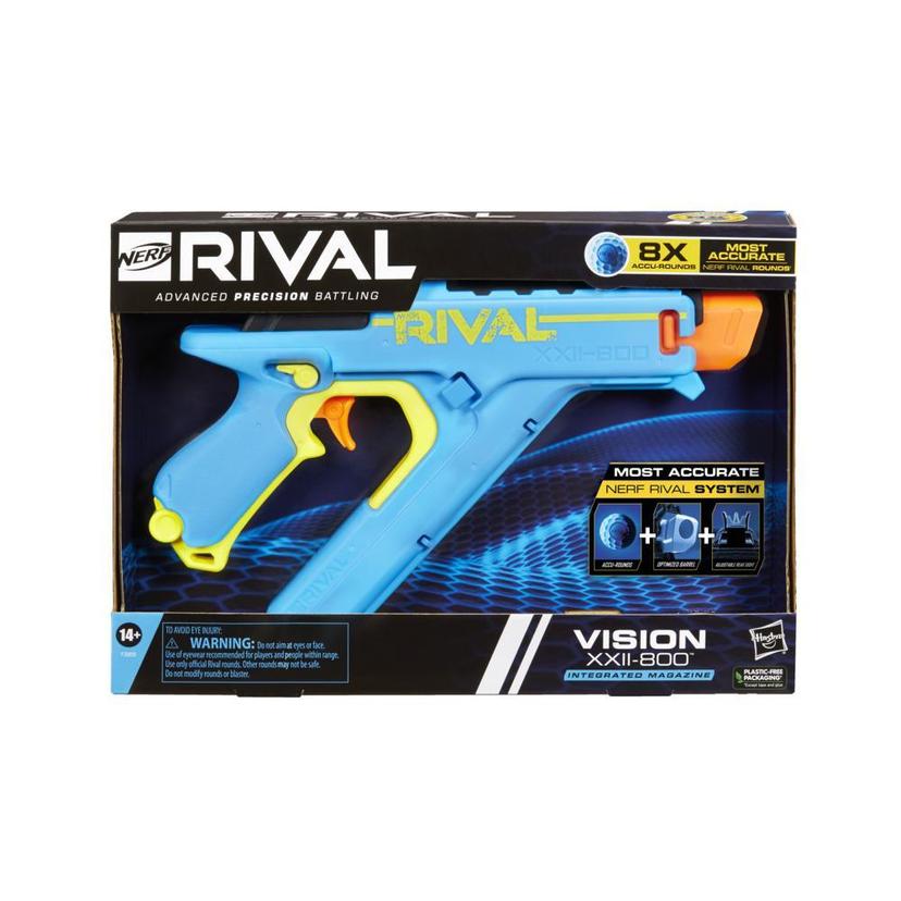 Nerf Rival Blue Team Protective Adjustable Face Mask Blue and Black 2014  Hasbro