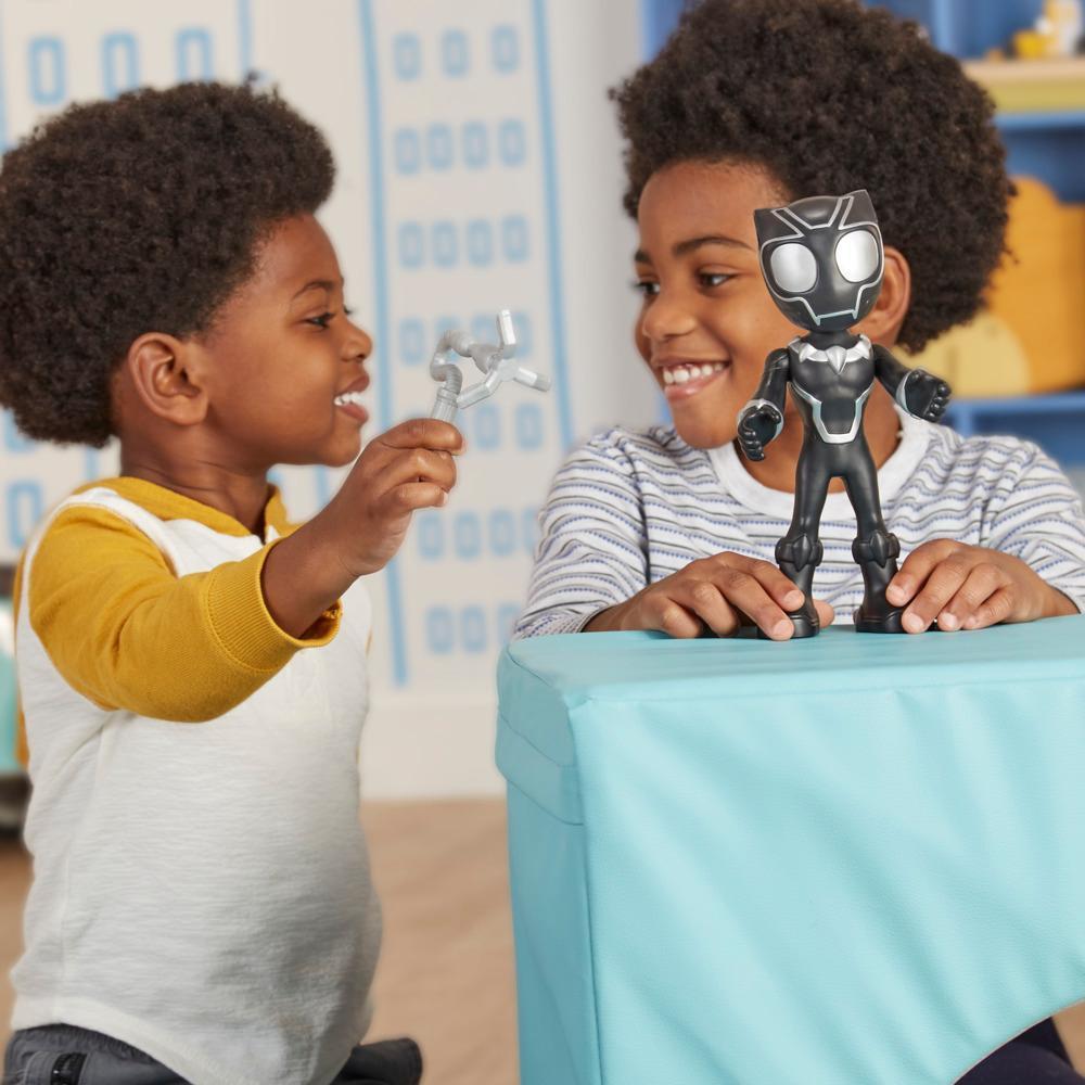 Marvel Spidey and His Amazing Friends Supersized Black Panther Action Figure, Preschool Superhero Toys product thumbnail 1