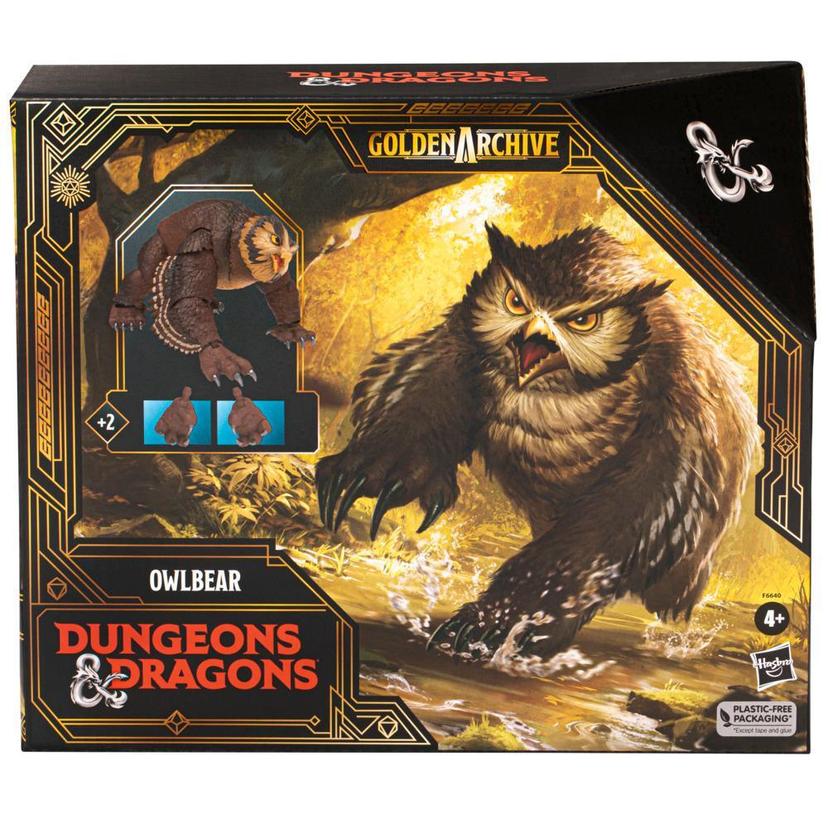 Dungeons & Dragons Golden Archive Owlbear Collectible Figure, 6" Scale product image 1