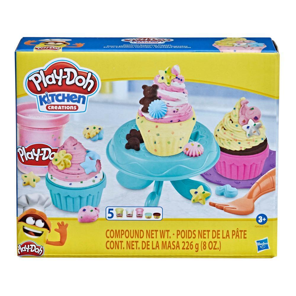 Play-Doh Kitchen Creations Confetti Cupcakes Playset with 5 Non-Toxic Modeling Compound Colors product thumbnail 1