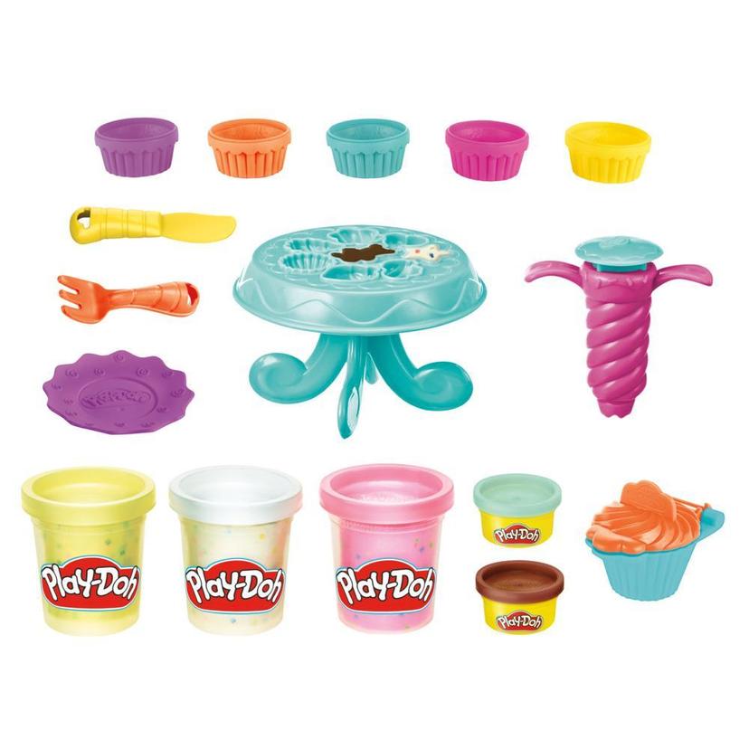 Play-Doh Kitchen Creations Confetti Cupcakes Playset with 5 Non-Toxic Modeling Compound Colors product image 1