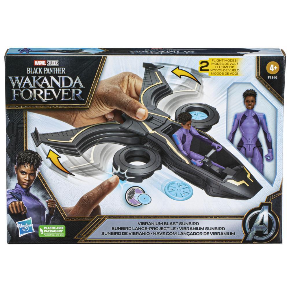 Marvel Studios' Black Panther Wakanda Forever Vibranium Blast Sunbird with Shuri Action Figure, Toy for Kids Ages 4 and Up product thumbnail 1