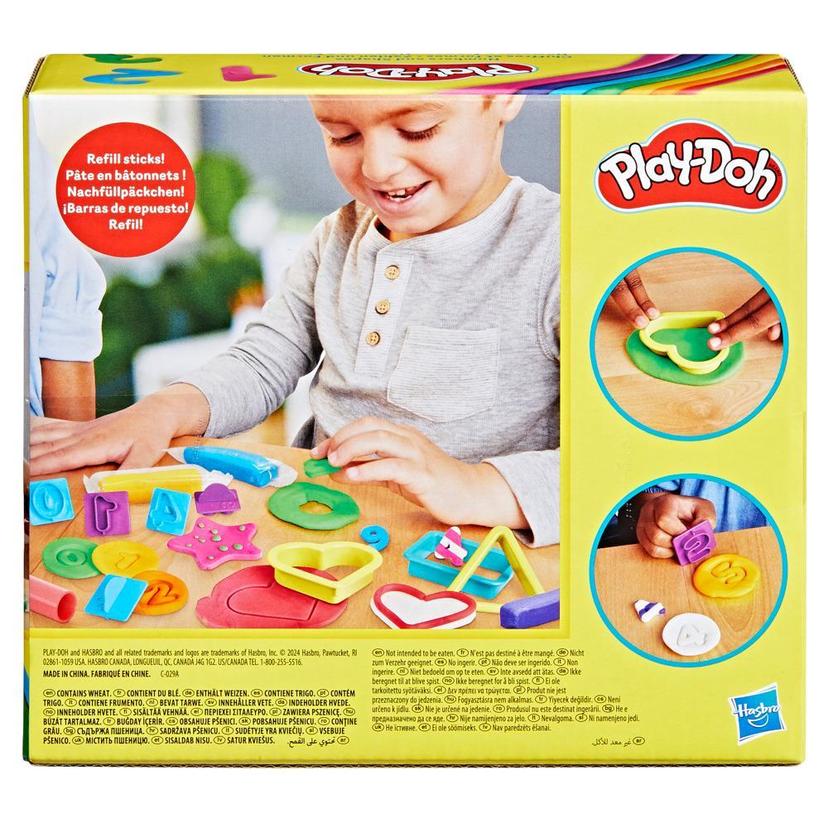 Play-Doh Numbers and Shapes Playset with 17 Tools, Kids Arts and Crafts Toys, 3+ product image 1