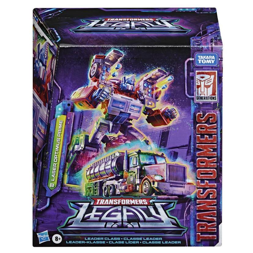 Clip sommerfugl oversvømmelse stadig Transformers Toys Generations Legacy Series Leader G2 Universe Laser Optimus  Prime Action Figure - 8 and Up, 7-inch - Transformers