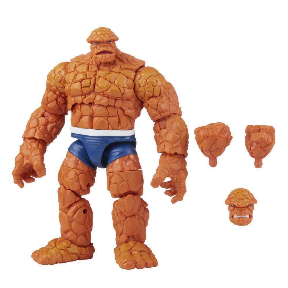 Hasbro Marvel Legends Series Retro Fantastic Four Marvel's Thing 6-inch Action Figure Toy, Includes 1 Accessory product thumbnail 1