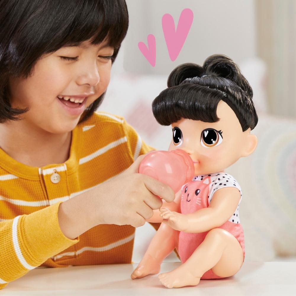Baby Alive Crawl 'n Play Katie Kat Doll, Black Hair, Electronic Kids Toys for Girls & Boys 3+ product image 1