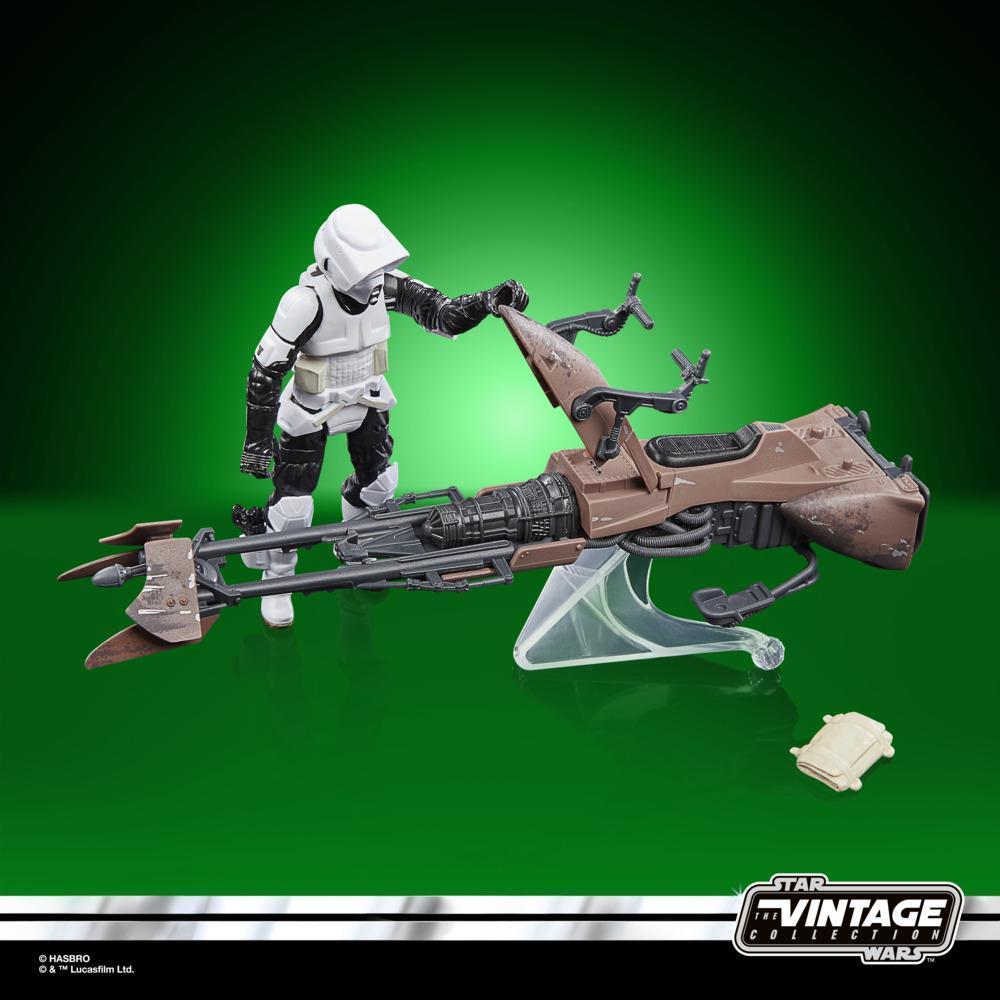 Star Wars The Vintage Collection Speeder Bike Vehicle & Action Figure (3.75”) product thumbnail 1